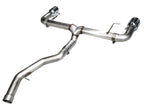 AWE Tuning 19-23 BMW 330i / 21-23 BMW 430i Base G2X Track Edition Axle-Back Exhaust - Chrome Silver