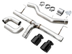 AWE Tuning 19-23 BMW 330i / 21-23 BMW 430i Base G2X Track Edition Axle-Back Exhaust - Diamond Black