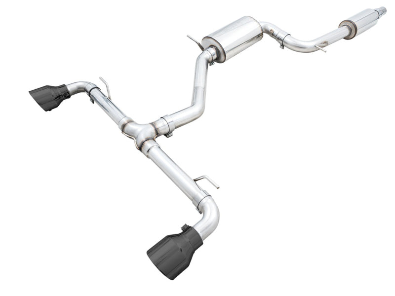 AWE Tuning 2022 VW GTI MK8 Touring Edition Exhaust - Diamond Black Tips