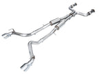 AWE Tuning 2023 Nissan Z RZ34 RWD Track Edition Cat-Back Exhaust System w/ Chrome Silver Tips