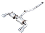 AWE Tuning Subaru BRZ/ Toyota GR86/ Toyota 86 Touring Edition Cat-Back Exhaust- Chrome Silver Tips