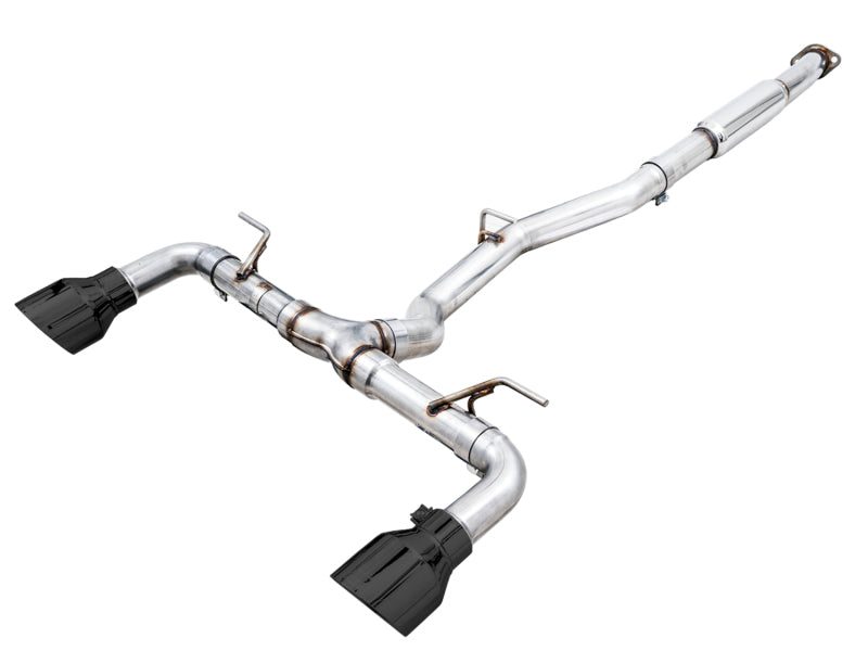 AWE Tuning Subaru BRZ / Toyota GR86 / Toyota 86 Track Edition Cat-Back Exhaust- Diamond Black Tips