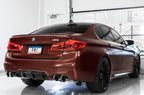 AWE Tuning 18-19 BMW M5 (F90) 4.4T AWD SwitchPath Axle-Back Exhaust - Diamond Black Tips