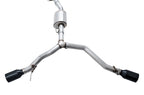 AWE Tuning 20-21 Jeep Gladiator JT 3.6L Tread Edition Cat-Back Dual Exhaust - Diamond Black Tip