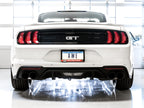AWE Tuning 2018+ Ford Mustang GT (S550) Cat-Back Exhaust - Touring Edition (Quad Diamond Black Tips)