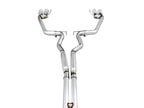 AWE Tuning 2018+ Ford Mustang GT (S550) Cat-Back Exhaust - Track Edition (Quad Chrome Silver Tips)