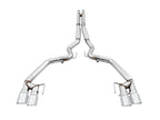 AWE Tuning 2018+ Ford Mustang GT (S550) Cat-Back Exhaust - Track Edition (Quad Chrome Silver Tips)