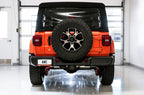 AWE Tuning 2018+ Jeep Wrangler JL/JLU Tread Edition Axle-Back Dual Exhaust - Diamond Black Tips