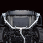 AWE Tuning 22+ Honda Civic Si/Acura Integra Track Edition Cat-Back Exhaust - Dual Chrome Silver Tips