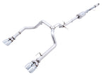 AWE Tuning 4th Gen GM 1500 5.3L 0FG Cat-Back Split Rear Exit (w/ Bumper Cutouts) - Quad Chrome Tips