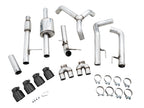 AWE Tuning 4th Gen GM 1500 5.3L 0FG Cat-Back Split Rear Exit (w/ Bumper Cutouts) - Quad Diamond Tips