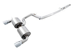 AWE Tuning Ford Focus RS Touring Edition Cat-Back Exhaust- Resonated - Chrome Silver Tips