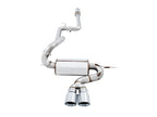 AWE Tuning Ford Focus ST Touring Edition Cat-Back Exhaust - Resonated - Chrome Silver Tips