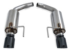 AWE Tuning S550 Mustang EcoBoost Axle-Back Exhaust - Touring Edition (Diamond Black Tips)