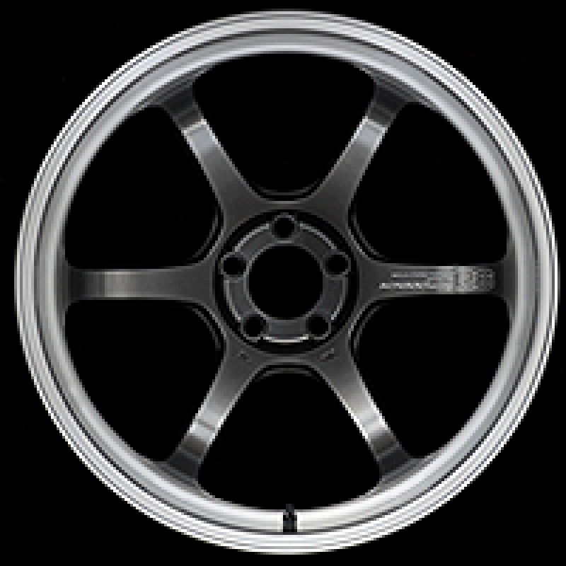 Advan R6 20x10.5 +24mm 5x114.3 Machining and Racing Hyper Black Wheel