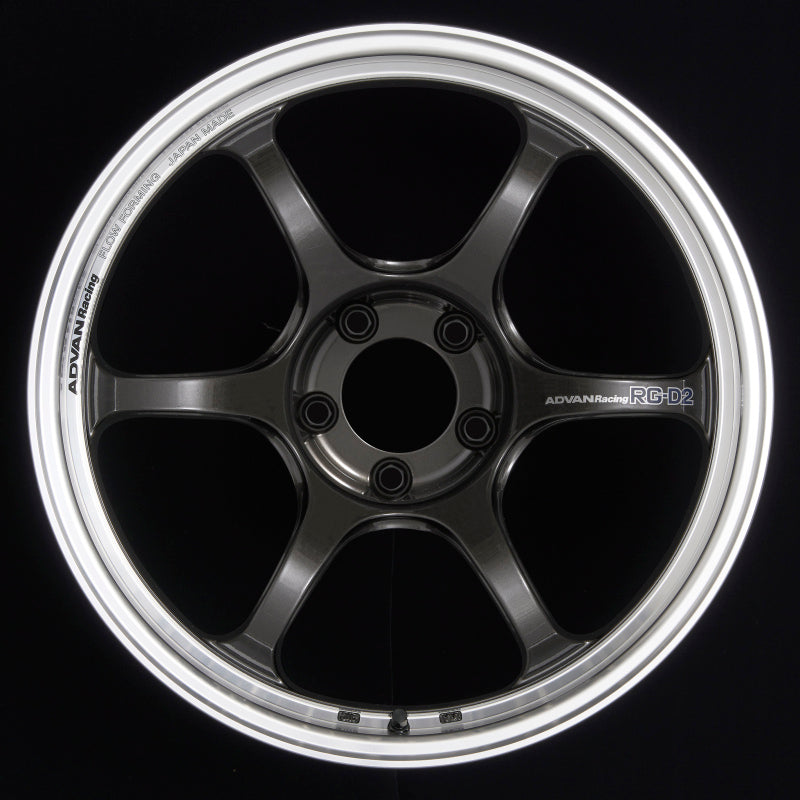 Advan RG-D2 18x11.0 +15 5x114.3 Machining and Black Gunmetallic Wheel