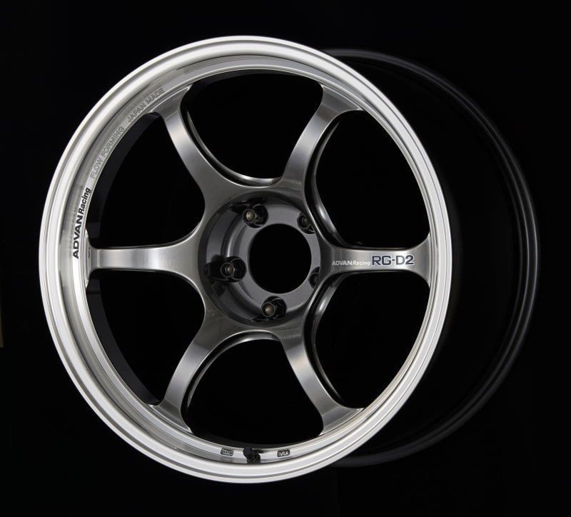 Advan RG-D2 18x8.0 +44 5x114.3 Machining and Racing Hyper Black Wheel