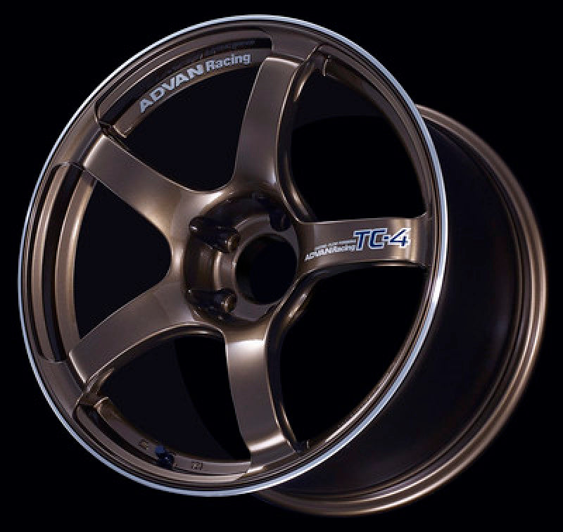Advan TC4 16x7.5 +40 4x100 Umber Bronze Metallic and Ring Wheel