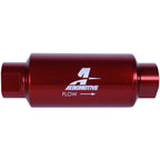 Aeromotive In-Line Filter - (AN-10) 10 Micron Microglass Element Red Anodize Finish Aeromotive Fuel Filters