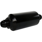 Aeromotive In-Line Filter - (AN -10 Male) 10 Micron Fabric Element Bright Dip Black Finish Aeromotive Fuel Filters