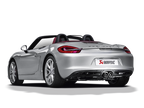 Akrapovic 12-15 Porsche Boxster (981) Slip-On Line (Titanium) w/ Titanium Tips