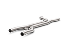 Akrapovic 15-17 Porsche Cayenne GTS (958 FL) Evolution Link Pipe Set (Titanium)