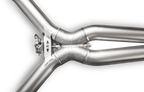 Akrapovic 16-17 AMG C63 Coupe Evolution Line Cat Back (Titanium) w/ Carbon Tips (Req. Link Pipe)