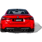 Akrapovic 21-22 BMW M3 (G80) / M4 (G82, G83) Rear Carbon Fiber Diffuser - High Gloss Black Akrapovic Diffusers