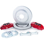 Alcon 10-14 & 17-18 Raptor/09-17 F150 360x32 Rotors 4-Piston Red Rear Brake Kit w/o Elect Park Brake Alcon Big Brake Kits
