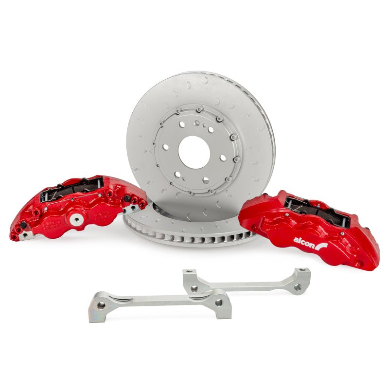 Alcon 19+ Silverado/Sierra 20+ Suburban/Tahoe/Yukon/Esc 355x33mm 6-Piston Red Caliper FRT Brake Kit Alcon Big Brake Kits