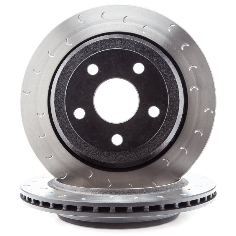 Alcon 2007+ Jeep JK-JL 330x22mm Rotors 4-Piston Red Calipers Rear Brake Kit (Includes Brake Lines) Alcon Big Brake Kits