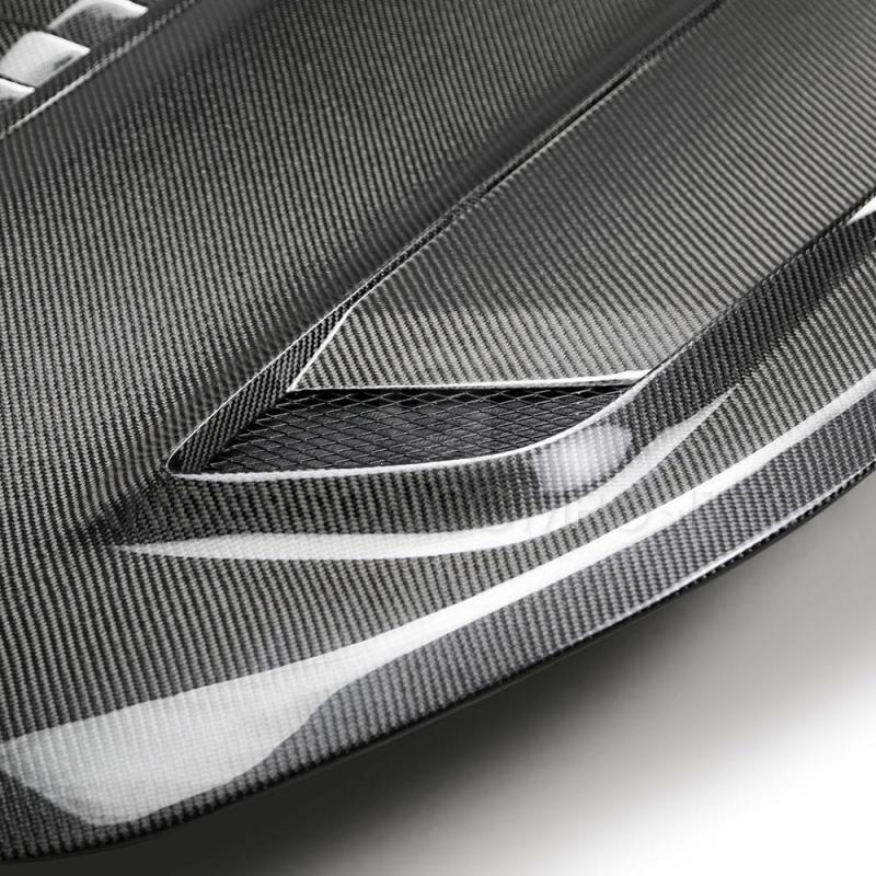 Anderson Composites 16-19 Chevrolet Camaro Double Sided Carbon Fiber Type-T2 Style Hood Anderson Composites Hoods