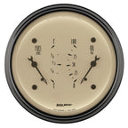 AutoMeter Gauge Dual Fuel & Oilp 3-3/8in. 0 Ohm(e) to 90 Ohm(f)& 100PSI Elec Antq Beige AutoMeter Gauges