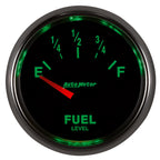 AutoMeter Gauge Fuel Level 2-1/16in. 240 Ohm(e) to 33 Ohm(f) Elec Gs AutoMeter Gauges