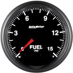 AutoMeter Gauge Fuel Press 2-1/16in. 15PSI Stepper Motor W/Peak & Warn Elite AutoMeter Gauges