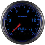AutoMeter Gauge Fuel Press 2-1/16in. 15PSI Stepper Motor W/Peak & Warn Elite AutoMeter Gauges