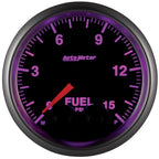 AutoMeter Gauge Fuel Press 2-1/16in. 15PSI Stepper Motor W/Peak & Warn Elite AutoMeter Gauges
