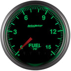 AutoMeter Gauge Fuel Press 2-1/16in. 15PSI Stepper Motor W/Peak & Warn Elite AutoMeter Gauges