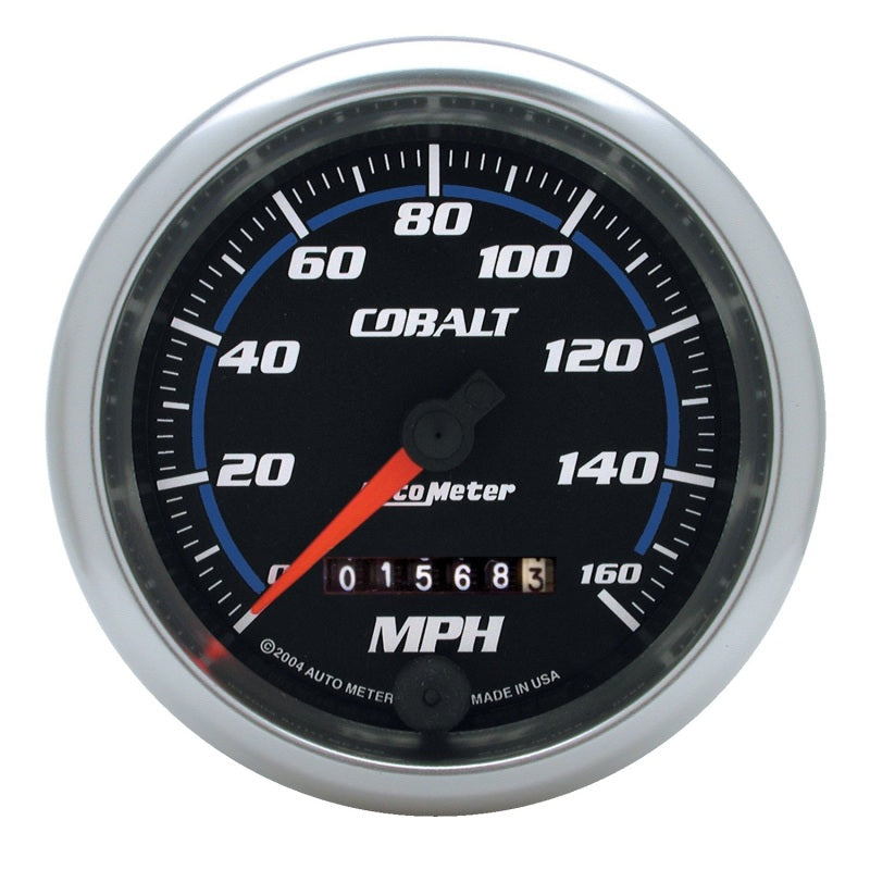 AutoMeter Gauge Speedometer 3-3/8in. 160MPH Mechanical Cobalt AutoMeter Gauges