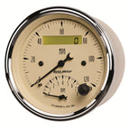 AutoMeter Gauge Tach/Speedo 3-3/8in. 120MPH & 8K RPM Elec. Program. Antq Beige AutoMeter Gauges