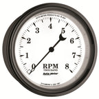 AutoMeter Gauge Tachometer 3-3/8in. 8K RPM In-Dash Old Tyme White II AutoMeter Gauges