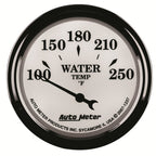 AutoMeter Gauge Water Temp 2-1/16in. 250 Deg. F Elec Old Tyme White II AutoMeter Gauges