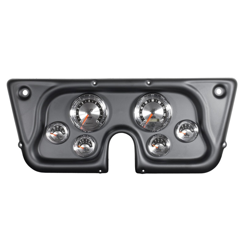 Autometer American Muscle Gauge Kit 6 Pc Chevy Truck C/Suburban 67-72 Tach/Mph/Fuel/Oilp/Wtmp/Volt
