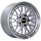 BBS LM 17x7.5 5x130 ET28 CB71.6 Diamond Silver Center Diamond Cut Lip Wheel