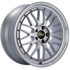BBS LM 19x8.5 5x112 ET48 Diamond Silver Center Diamond Cut Lip Wheel -82mm PFS/Clip Required