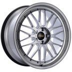 BBS LM 20x9.5 5x114.3 ET40 CB66 Diamond Silver Center Diamond Cut Lip Wheel
