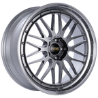 BBS LM 21x9 5x120 ET32 Diamond Black Center Diamond Cut Lip Wheel -82mm PFS/Clip Required
