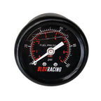 BLOX Racing Liquid-Filled Fuel Pressure Gauge 0-100psi (Black Face)