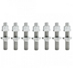 BLOX Racing SUS303 Stainless Steel Exhaust Manifold Stud Kit M8 x 1.25mm 45mm in Length - 7-piece