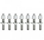 BLOX Racing SUS303 Stainless Steel Exhaust Manifold Stud Kit M8 x 1.25mm 45mm in Length - 9-piece